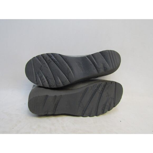 Dansko Womens Size 40 EUR Gray Suede Lace Up Ankle Fashion Boots Bootie - Picture 9 of 11